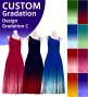 [Gradation]Custom One Shoulder Velvet Dress/ Design-Gradation / JC3-gradation-D