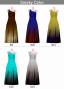 [Gradation]Custom One Shoulder Velvet Dress/ Smoky Color Gradation / JC3-gradation-S