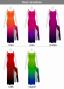 [Gradation]Custom Long Slit Dress with Velvet/ Basic Gradation / JC30-gradation-B