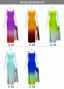 [Gradation]Custom Long Slit Dress with Velvet/ Design-Gradation / JC30-gradation-D