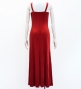 Custom Long Slit Dress with Velvet / JC30-solid