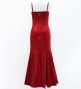Custom Long Velvet Dress/ JC31-solid