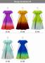 [Gradation]Custom Midi Dress/ Design-Gradation / JC35-gradation-D