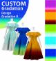 [Gradation]Custom Midi Dress/ Design-Gradation / JC35-gradation-D