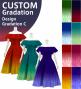[Gradation]Custom Midi Dress/ Design-Gradation / JC35-gradation-D