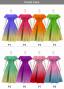 [Gradation]Custom Midi Dress/ Pastel Color Gradation / JC35-gradation-P
