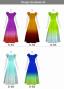 [Gradation]Custom Long Off Shoulder Dress/ Design-Gradation / JC37-gradation-D