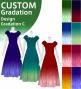 [Gradation]Custom Long Off Shoulder Dress/ Design-Gradation / JC37-gradation-D
