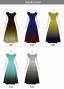 [Gradation]Custom Long Off Shoulder Dress/ Smoky Color Gradation / JC37-gradation-S