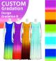 [Gradation]Custom Long Velvet Dress/ Design-Gradation / JC4-gradation-D