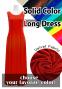 Custom Long Velvet Dress / JC4-solid
