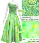 Kids Custom One Shoulder Long Dress / JCp44-mix