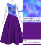 Kids Custom One Shoulder Long Dress / JCp44-mix