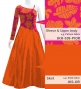 Kids Custom One Shoulder Long sleeve Dress / JCp46-mix