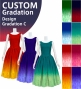 [Gradation]Custom Midi Dress/ Design-Gradation / JC50-gradation-D