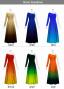 [Gradation]Custom One Shoulder Long sleeve Dress with Velvet/ Basic Gradation / JC51-gradation-B