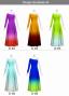 [Gradation]Custom One Shoulder Long sleeve Dress with Velvet/ Design-Gradation / JC51-gradation-D