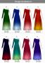 [Gradation]Custom One Shoulder Long sleeve Dress with Velvet/ Design-Gradation / JC51-gradation-D