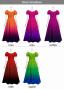 [Gradation]Custom Midi Dress/ Basic Gradation / JC53-gradation-B