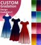 [Gradation]Custom Midi Dress/ Design-Gradation / JC53-gradation-D