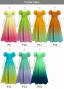 [Gradation]Custom Midi Dress/ Pastel Color Gradation / JC53-gradation-P