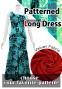 Custom Long Dress with Velvet / JC54-pattern