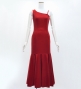 Custom Long Dress with Velvet / JC54-solid