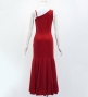 Custom Long Dress with Velvet / JC54-solid