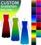 [Gradation]Custom Long Slit Dress with Velvet/ Basic Gradation / JC56-gradation-B