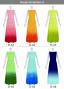 [Gradation]Custom Long Slit Dress with Velvet/ Design-Gradation / JC56-gradation-D