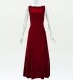 Custom Boat Neck Long Velvet Dress / JC56-pattern