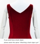 Custom Boat Neck Long Velvet Dress / JC56-pattern