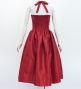 Custom Midi Halterneck Dress  / JC57-solid