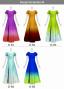 [Gradation]Custom Double Flare Sleeves Long Dress/ Design-Gradation / JC59-gradation-D