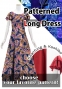 Custom Double Flare Sleeves Long Dress / JC59-pattern