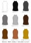 Kids Custom American Armhole Blouse with Velvet / JCp33-solid
