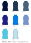 Kids Custom American Armhole Blouse with Velvet / JCp33-solid