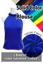 Custom American Armhole Blouse with Velvet / JC7-solid