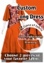Custom Half Sleeve Long Dress / JC78-pattern