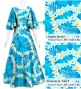 Custom Half Sleeve Long Dress / JC78-pattern