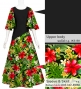 Custom Half Sleeve Long Dress / JC78-pattern