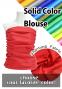 Custom Drape Blouse with Shantung / JC8-solid