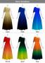 [Gradation]Custom One Shoulder Flare sleeve Long Dress/ Basic Gradation / JC90-gradation-B