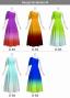 [Gradation]Custom One Shoulder Flare sleeve Long Dress/ Design-Gradation / JC90-gradation-D