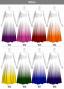[Gradation]Custom One Shoulder Flare sleeve Long Dress/ White Color Gradation / JC90-gradation-W