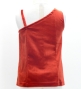Kids Custom One Shoulder Blouse with Velvet / JCp106-solid