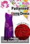 Kids Custom One Shoulder Velvet Dress / JCp11-pattern
