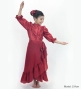 Kids Custom Yoke Frill Blouse with Shantung / JCp110-pattern