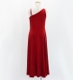 Kids Custom One Shoulder Velvet Dress / JCp11-solid