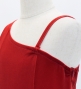 Kids Custom One Shoulder Velvet Dress / JCp11-solid